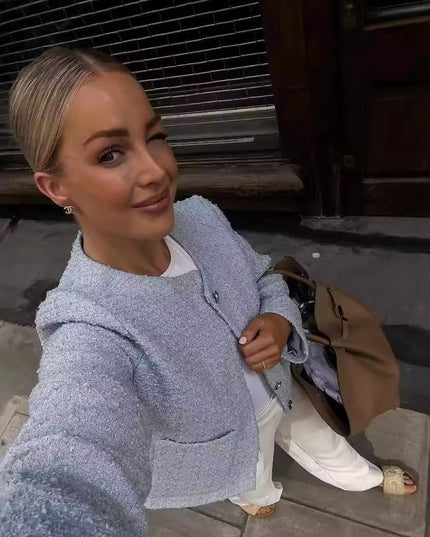 Women's New Fashion Commuter Three Colors Chanel Coat
