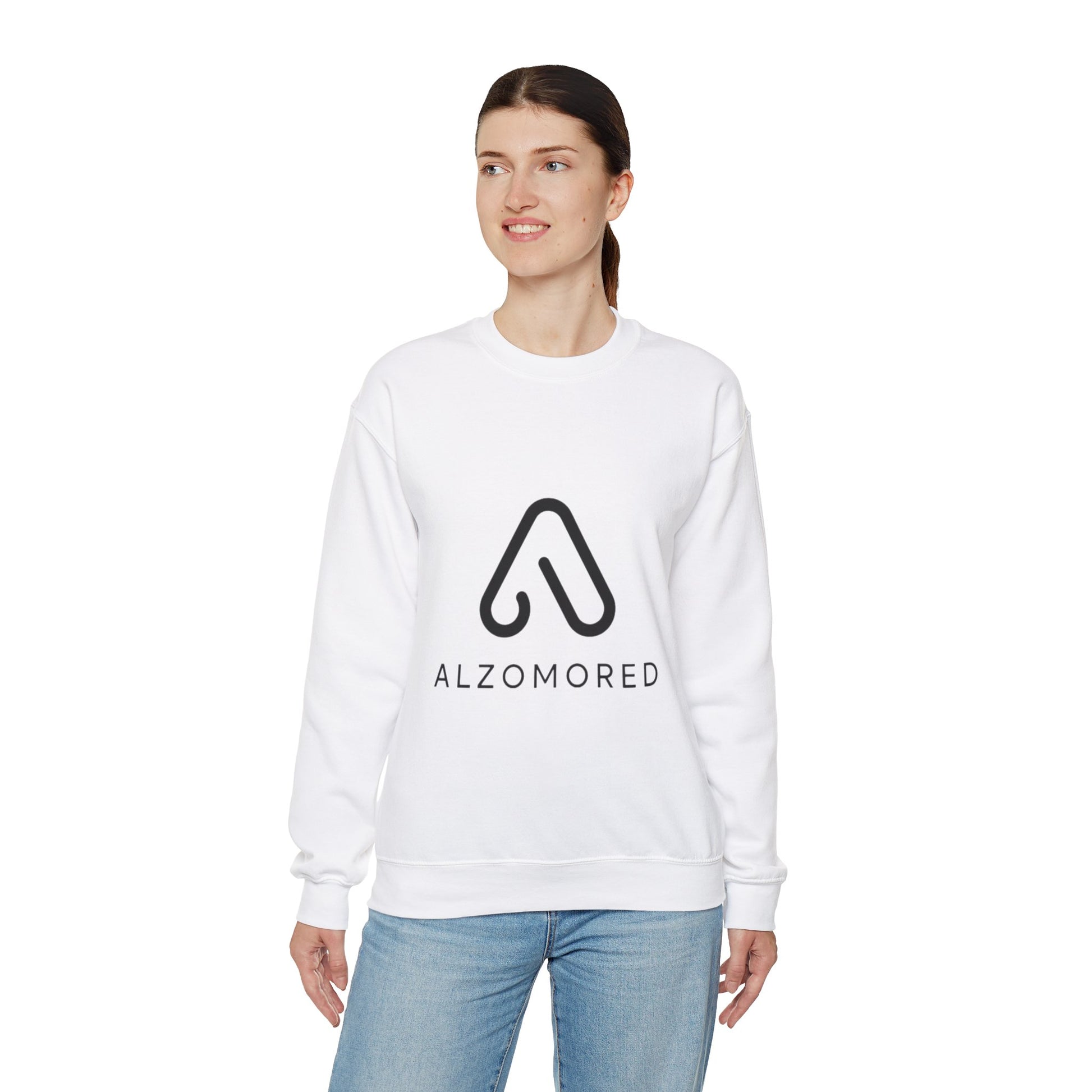 Unisex Heavy Duty Blend™ Croirneck Sweatshirt With Logo Alzomored