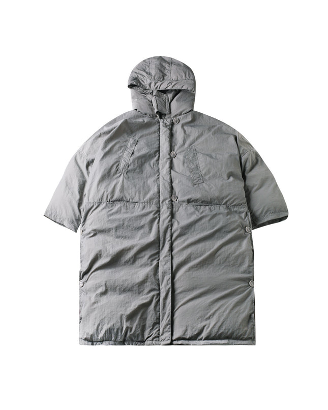 Damen Winter Schlitz Locker Kapuzen Große Wattierte Kleidung Lange Baumwolljacke