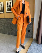 M / ORANGE RED