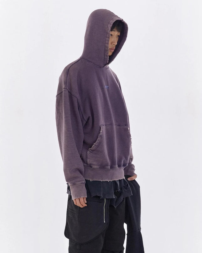 Men's Y2k Streetwear Hoodie with Front Pocket and Letter Embroidery