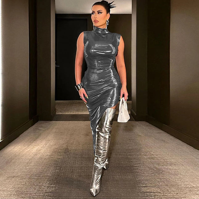 Elegantes ärmelloses Damenkleid – Slim Fit