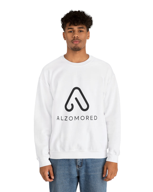 Unisex Heavy Duty Blend™ Croirneck-tröja med Alzomored-logotyp
