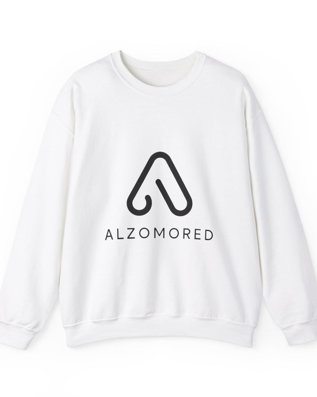 Unisex Heavy Duty Blend™ Croirneck-tröja med Alzomored-logotyp