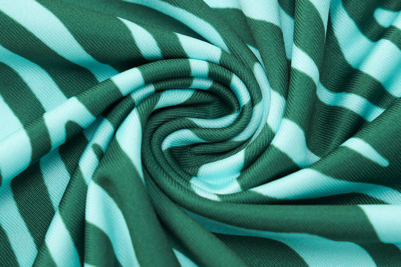 Women's Irregular Printing Ring Dress