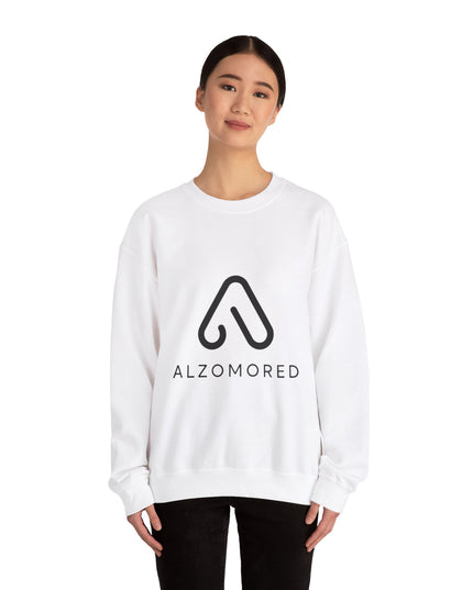 Unisex Heavy Duty Blend™ Croirneck-tröja med Alzomored-logotyp