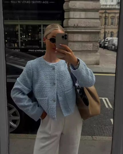 Women's New Fashion Commuter Three Colors Chanel Coat