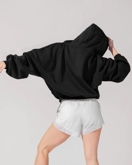 Damen Kapuzenjacke mit Reißverschluss – modisch und bequem
