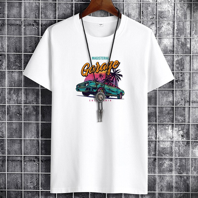 Summer New Fashion Oversized Anime Clothing T-shirt Harajuku Retro T Shirt for Men  Manga Goth Streetwear Hip Hop Vintage