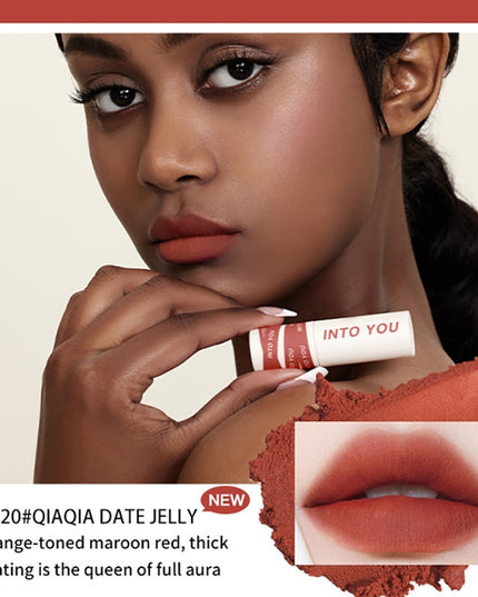 INTO YOU Lip Gloss Women Makeup Matte Velvet Lipstick Waterproof Long Lasting Red Lip Tint Lip Glaze Cosmetics 27 Colors