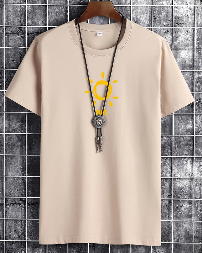 Anime Gothig New Summer Cotton Man T-Shirt T Shirts Fashion Harajuku Sun Printing short T-Shirts Breathable Men Tshirt Tops