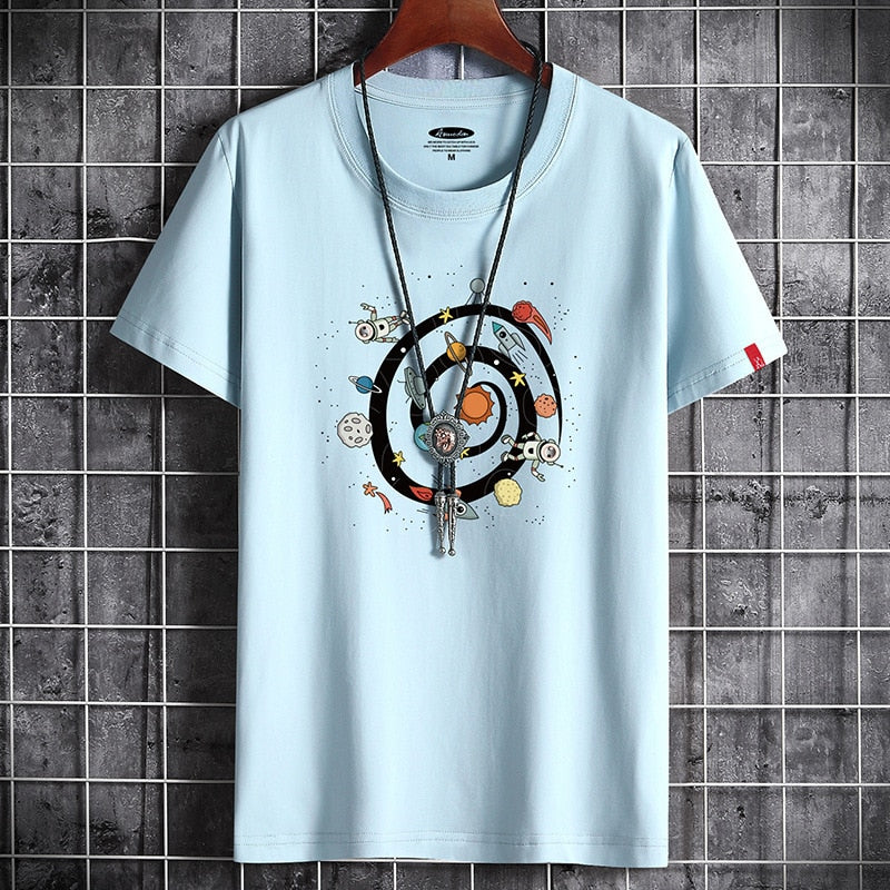 T Shirt for Men Clothing Gym Clothing Manga Summer Oversized Running Tshirts Men Harajuku Streetwear Tee Shirt Goth Hip Hop