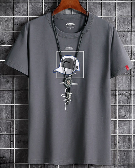 Newest T Shirt for Men Clothing Fitness White O Neck Anime Man T-shirt For Male Oversized S-6XL New Men T-shirts Goth Punk