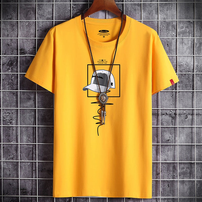 Newest T Shirt for Men Clothing Fitness White O Neck Anime Man T-shirt For Male Oversized S-6XL New Men T-shirts Goth Punk