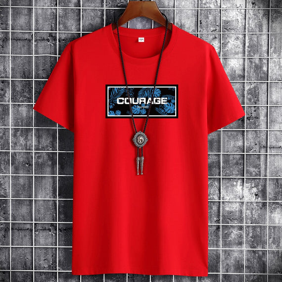 Anime Summer Oversized T-Shirt Cotton Casual  Men T-Shirts Harajuku Manga Clothing Tshirt Street Handsome Men T-Shirt Top