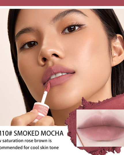 INTO YOU Lip Gloss Women Makeup Matte Velvet Lipstick Waterproof Long Lasting Red Lip Tint Lip Glaze Cosmetics 27 Colors