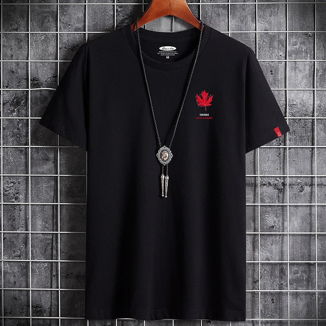 Fitness Black O Neck Man T-shirt For Male Oversized S-6XL New Men T-shirts Newest T Shirt for Men Clothing Anime Goth Punk