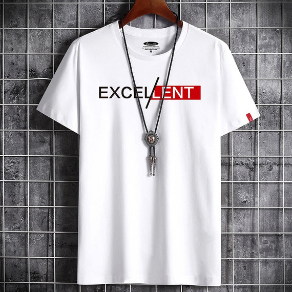 T Shirt for Men Clothing  Newest Fitness White Anime O Neck Man T-shirt For Male Oversized S-6XL New Men T-shirts Goth Punk