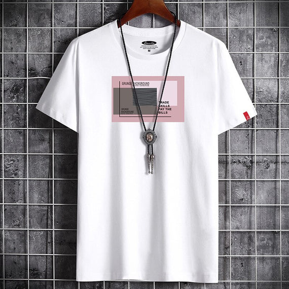 T-shirt For Man Fitness Black O Neck Male Oversized S-6XL New Men T-shirts Anime Newest T Shirt for Men Clothing Goth Punk
