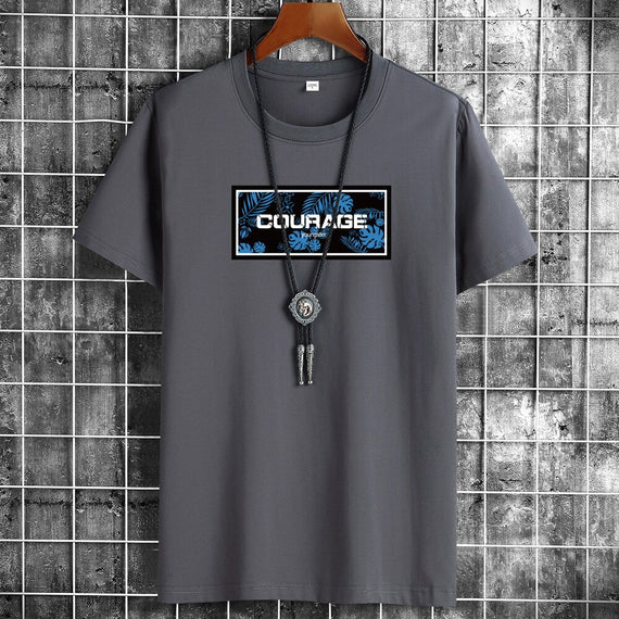 Anime Summer Oversized T-Shirt Cotton Casual  Men T-Shirts Harajuku Manga Clothing Tshirt Street Handsome Men T-Shirt Top