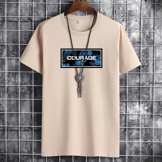Anime Summer Oversized T-Shirt Cotton Casual  Men T-Shirts Harajuku Manga Clothing Tshirt Street Handsome Men T-Shirt Top