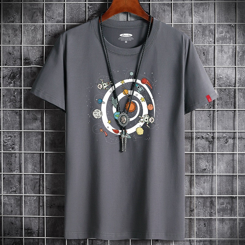 T Shirt for Men Clothing Gym Clothing Manga Summer Oversized Running Tshirts Men Harajuku Streetwear Tee Shirt Goth Hip Hop