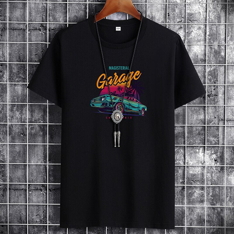 Summer New Fashion Oversized Anime Clothing T-shirt Harajuku Retro T Shirt for Men  Manga Goth Streetwear Hip Hop Vintage