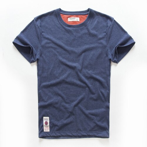 Men's t-shirt New Summer cotton white solid t shirt men causal o-neck basic tshirt male high quality classical tops
