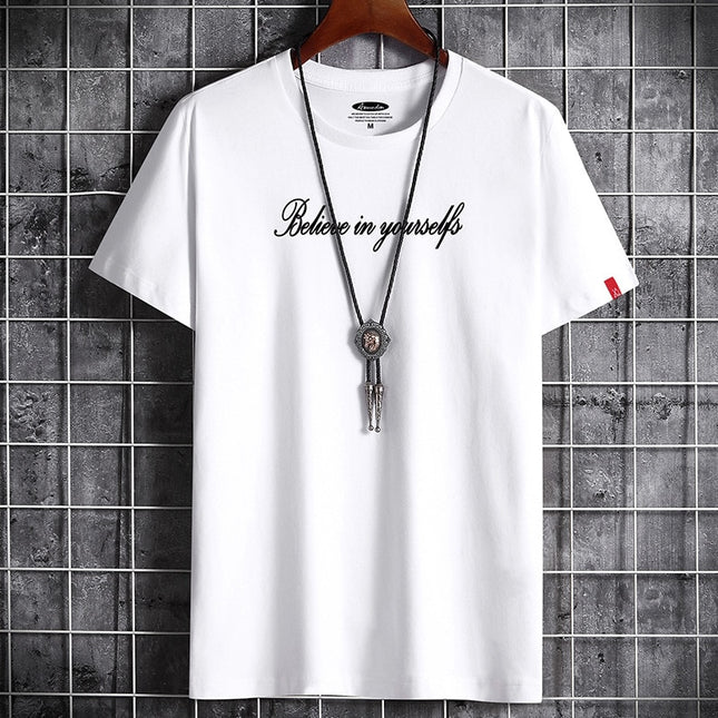 New T Shirt for Men Summer  Harajuku Graphic Oversized Goth Punk Manga Vintage Hip Hop Anime Couples Matching Men Clothing