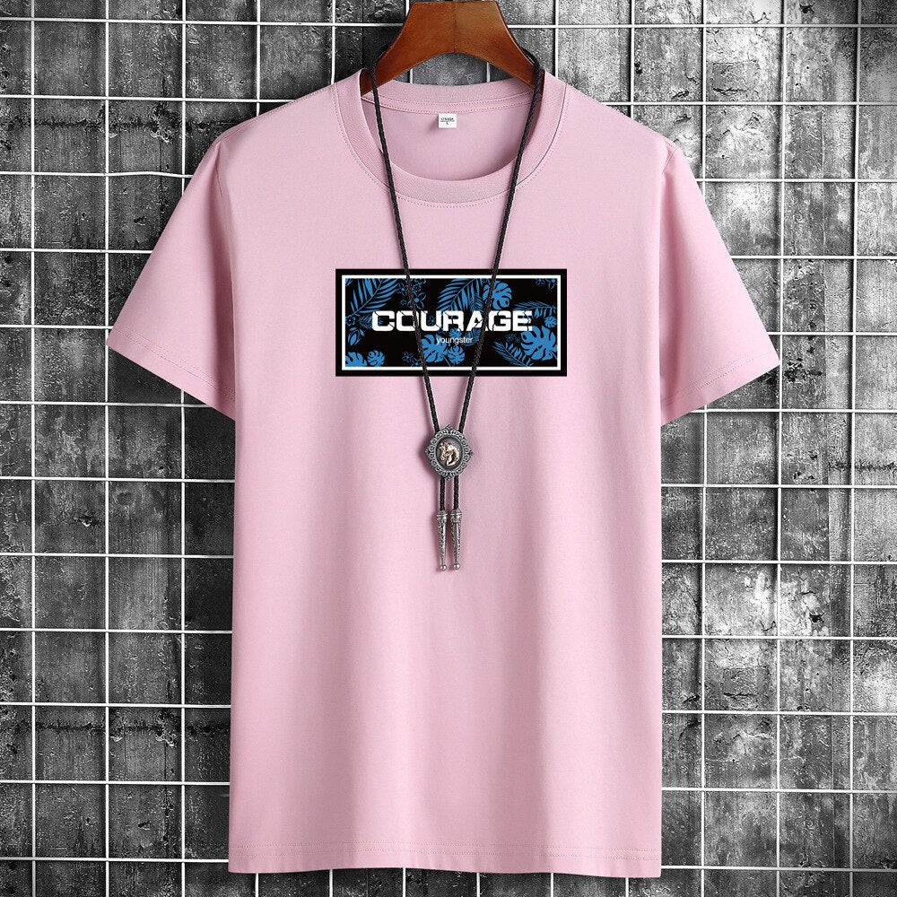 Anime Summer Oversized T-Shirt Cotton Casual  Men T-Shirts Harajuku Manga Clothing Tshirt Street Handsome Men T-Shirt Top