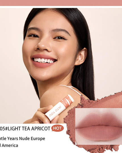 INTO YOU Lip Gloss Women Makeup Matte Velvet Lipstick Waterproof Long Lasting Red Lip Tint Lip Glaze Cosmetics 27 Colors