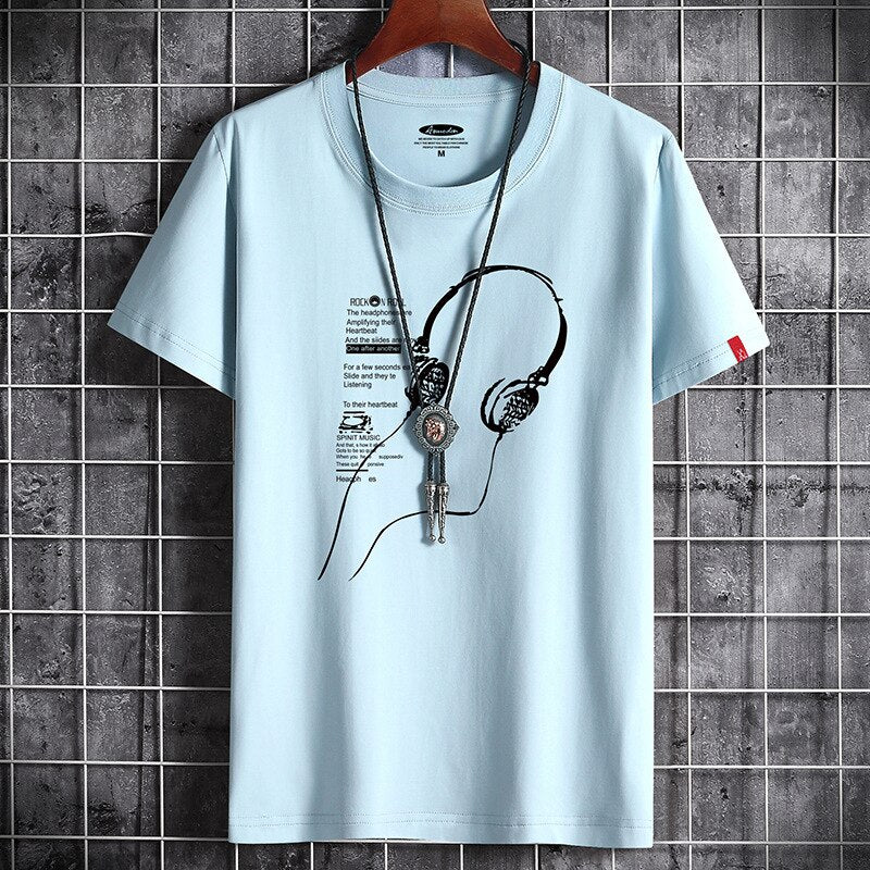 T Shirt for Men Fashion Summer Clothing Anime Goth Oversized Graphic Vintage New T-shirt Tshirt Harajuku Manga Anime S-6XL