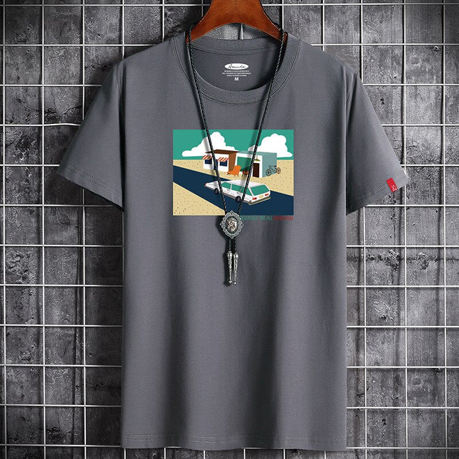 Fashionanime White T Shirt Summer for Men Clothing Oversized Graphic Vintage T-shirt Tshirt Harajuku Manga Anime S-6XL