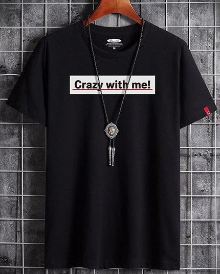 Newest T Shirt for Men Clothing Fitness White O Neck Man T-shirt For Male Oversized Anime S-6XL New Men T-shirts Goth Punk