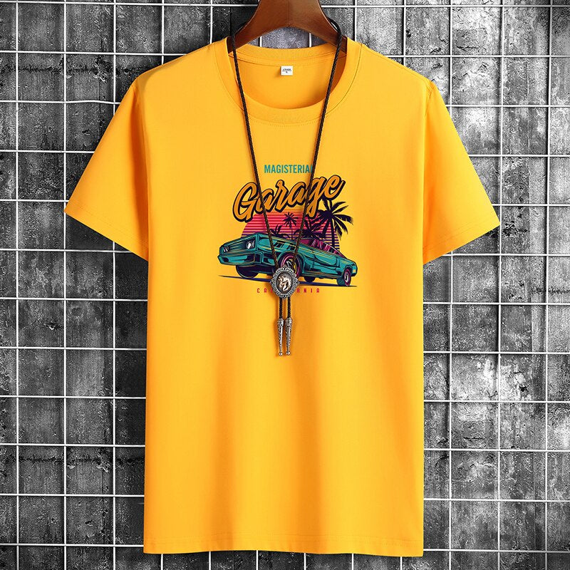 Summer New Fashion Oversized Anime Clothing T-shirt Harajuku Retro T Shirt for Men  Manga Goth Streetwear Hip Hop Vintage