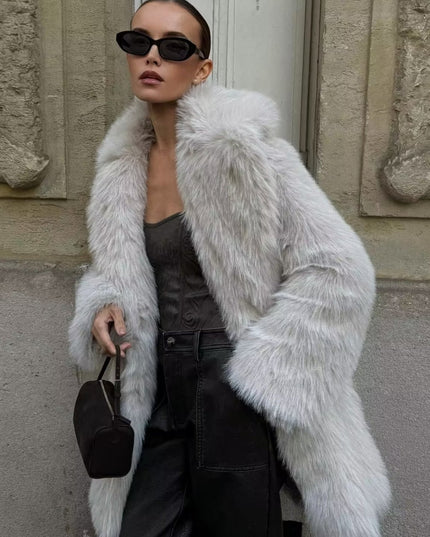 Artificial Fur Warm Coat Thick Coat Women