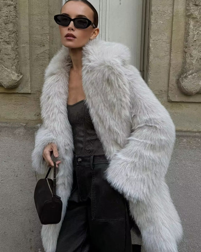 Artificial Fur Warm Coat Thick Coat Women
