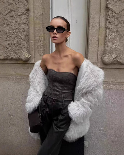 Artificial Fur Warm Coat Thick Coat Women