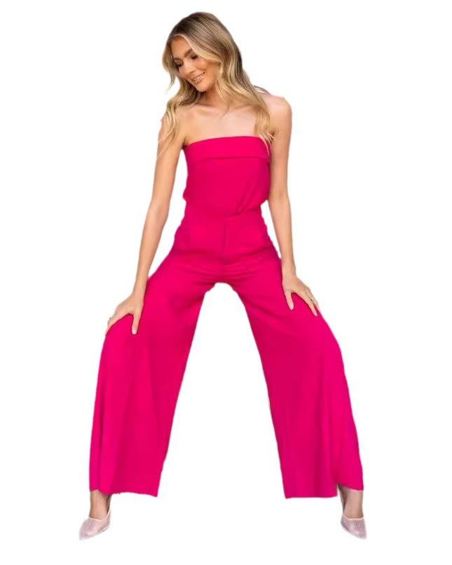 Kvinnors Casual Off-shoulder Omlotttopp och Byxor Kostym