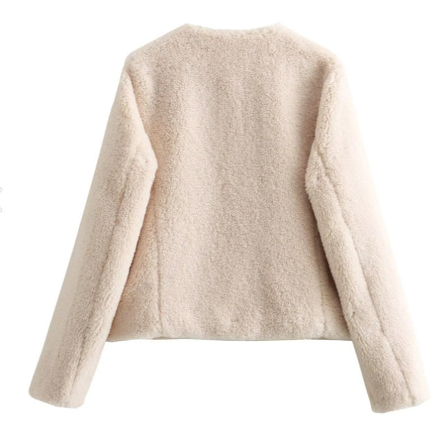 Modische Herbst- und Winter-Thermofleecejacke für Damen