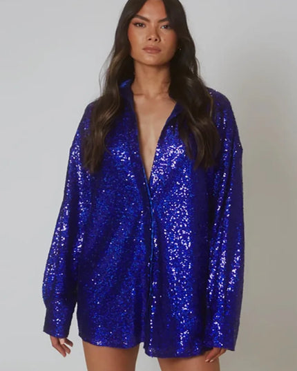 Seiden-Damen-Hemdkleid – Elegant & lässige Streetwear
