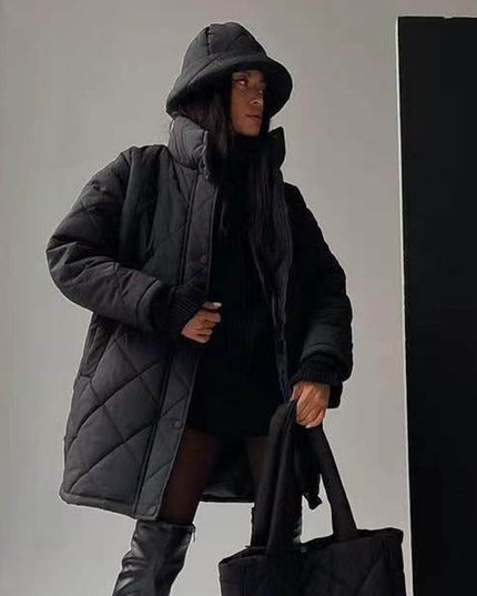Herbst Winter Parkas und Steppmäntel für Damen Warme Trenchcoats Lange Daunenjacken Outfits