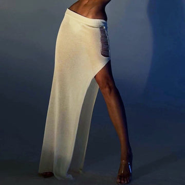 white skirt only