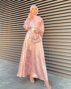 L / Pink no scarf