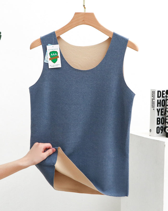 Anime Oversize Herren Baumwoll-T-Shirts Winter Thermo Weste Herren Freizeit-T-Shirt Mode Pelz-T-Shirt Kurzarm Mann Lose Oberteile