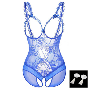 Blue and nipple