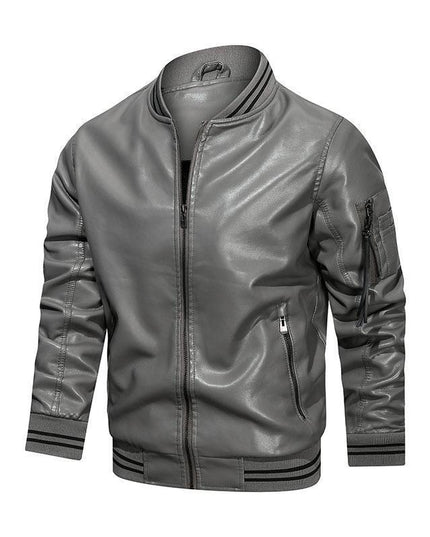 Jackets for Men Clothing  PU Lether Jacket Coat Tracksuits Bomber Coats Chaquetas Jaquetas Baseball Chaquetas Windbreakers