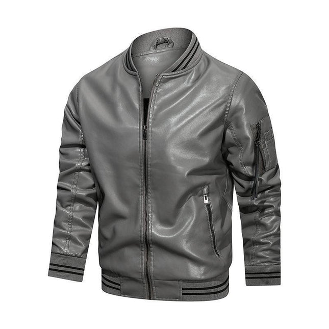 Jackets for Men Clothing  PU Lether Jacket Coat Tracksuits Bomber Coats Chaquetas Jaquetas Baseball Chaquetas Windbreakers