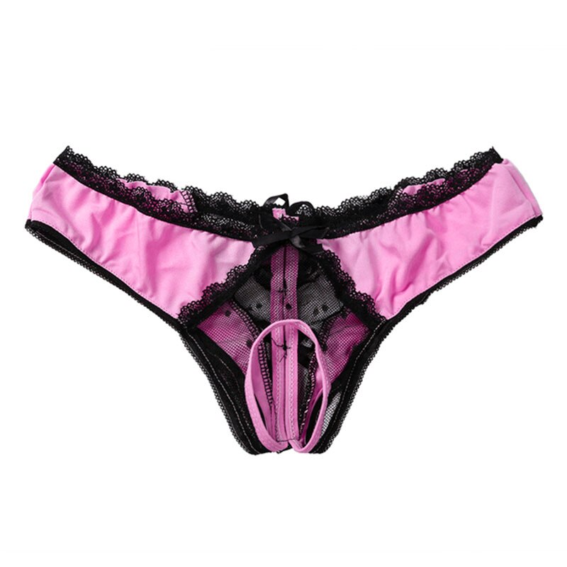 Erotic Sexy Open Crotch Panties Plus Size Lace Panties Ladies Sex Lingerie Women Transparent Lingerie Visible Hot Porn Panties