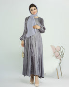 purple gray ad scarf